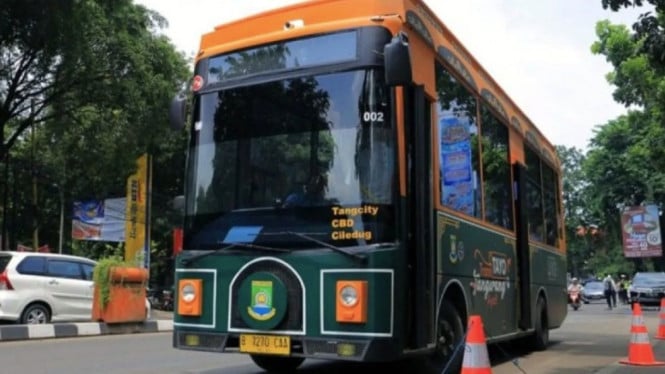 Bus Rapid Transit Kota Tangerang (ANTARA)