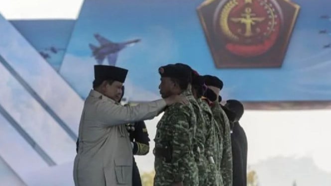 Presiden Prabowo Anugerahi Pangkat Jenderal Kehormatan