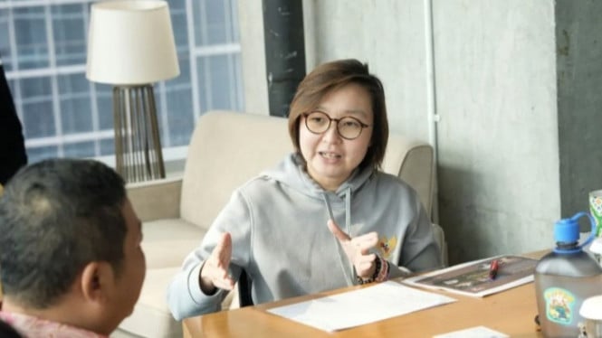 Wamenekraf Irene Umar saat menerima audiensi pelaku ekraf