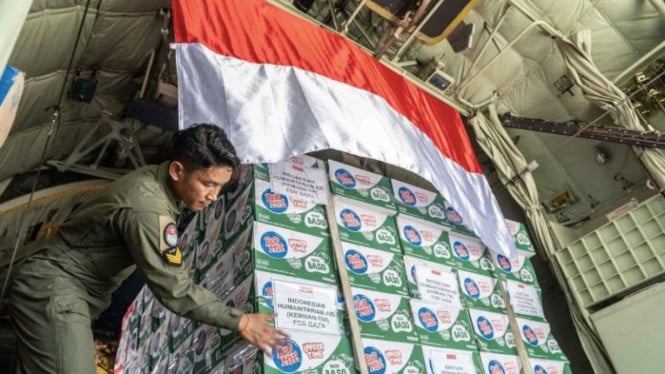 Bantuan kemanusiaan untuk c(ANTARA)