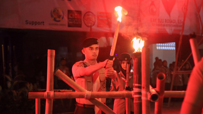 Upacara Renungan Ulang Janji Kwartir Cabang (Kwarcab) Pramuka