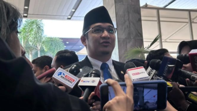 Pasha Ungu di Kompleks Parlemen, Jumat (15/8/2025).