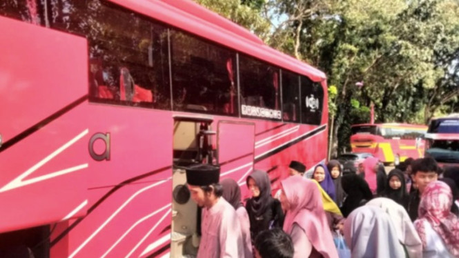 Sejumlah siswa asal Kab. Tangerang mulai dikirimkan ke asrama