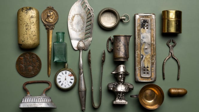 Ilustrasi barang vintage