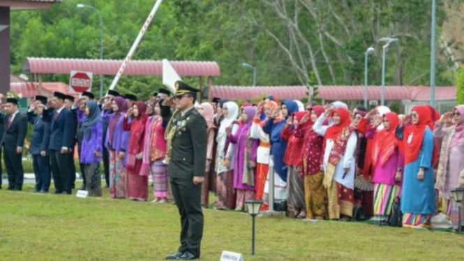 Perayaan Peringatan HUT RI ke-80 di halaman KBRI Bandar Seri Begawan