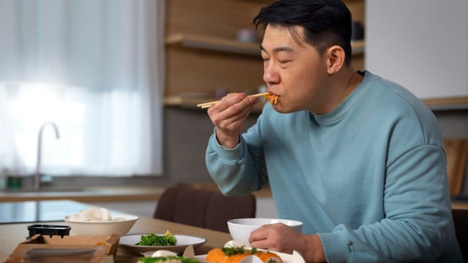 Ilustrasi makan