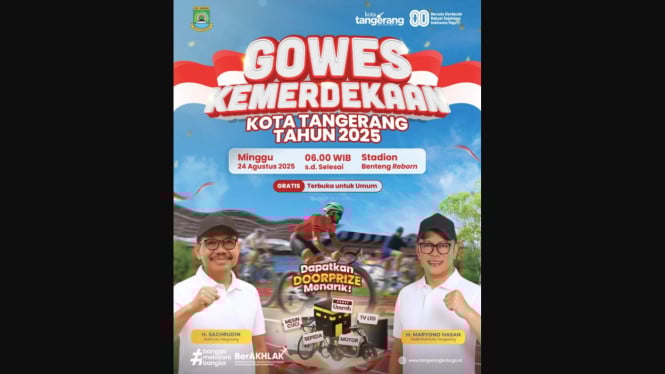 Gowes Kemerdekaan Kota Tangerang 2025