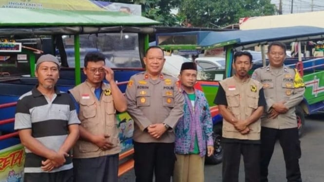 Polisi Tindak Angkot Bersuara Bising di Kota Tangerang
