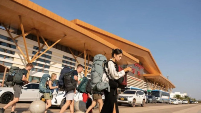 Stasiun Vientiane dari China-Laos Railway