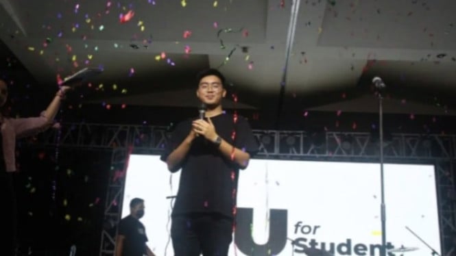 Timothy Ronald dalam Peluncuran TU for Students