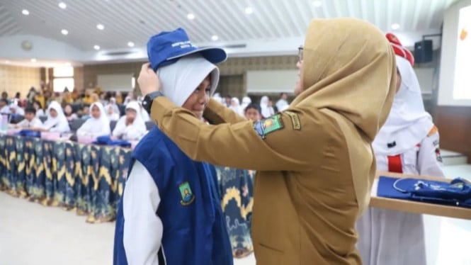Kegiatan pelatihan inspektur pangan cilik di Puspemkot Tangerang