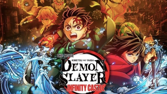 Poster film "Demon Slayer: Kimetsu no Yaiba Infinity Castle"