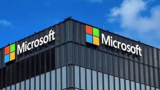 Gedung Microsoft di Herzliya, dekat Tel Aviv, Israel