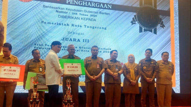 Kota Tangerang Raih Peringkat 3 Terbaik Penyelenggaraan Kearsipan