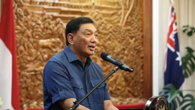 Menteri Pertahanan Sjafrie Sjamsoeddin saat memberikan arahan
