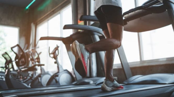 Ilustrasi alat treadmill