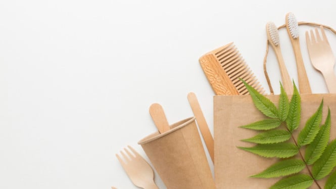 Ilustrasi peralatan eco-friendly