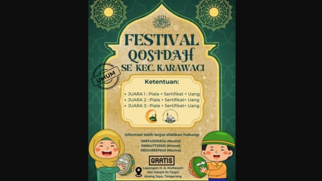 Festival Kasidah di Kecamatan Karawaci