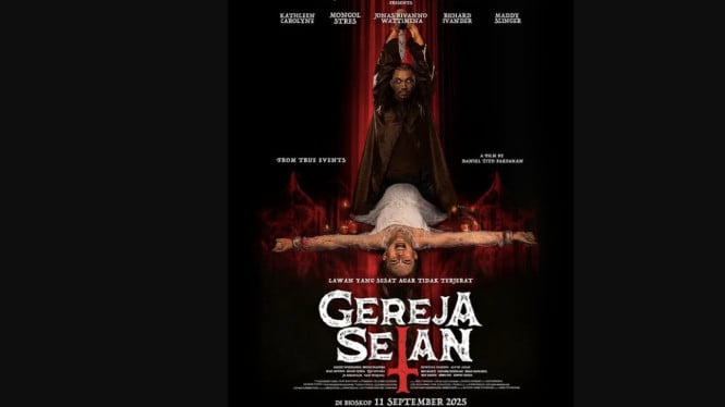 Poster film Gereja Setan