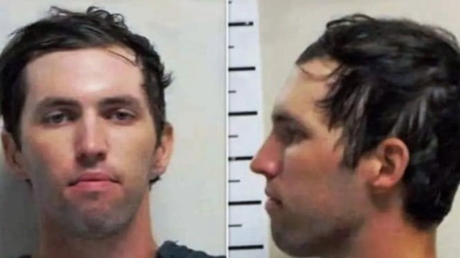 Tampak depan dan samping Tyler Robinson, terduga pelaku