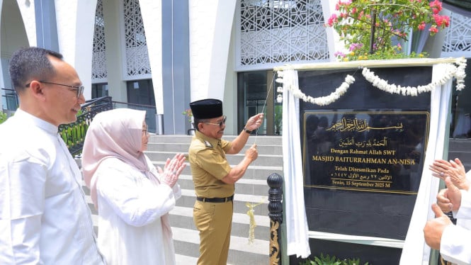 Wali Kota Tangerang Resmikan Masjid Baiturrahman Annisa