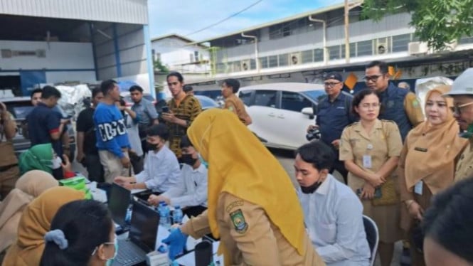 Pemeriksaan kesehatan peserta On Job Training (OJT)