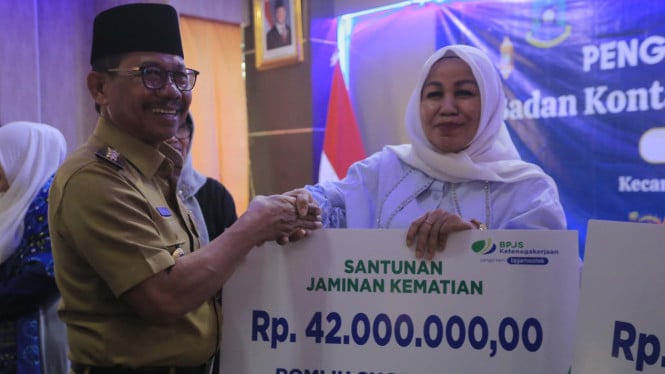 Pemkot Tangerang Salurkan Santunan JKM Rp42 Juta kepada Guru Ngaji