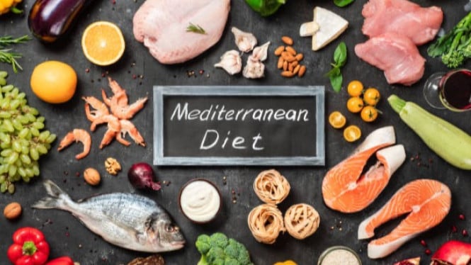 Ilustrasi Diet Mediterania