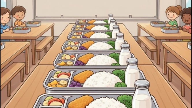 Ilustrasi Makan Bergizi Gratis