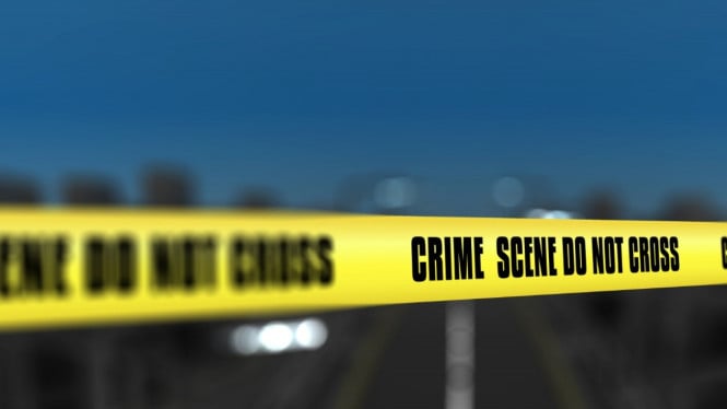 Ilustrasi garis polisi