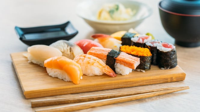 Ilustrasi sushi
