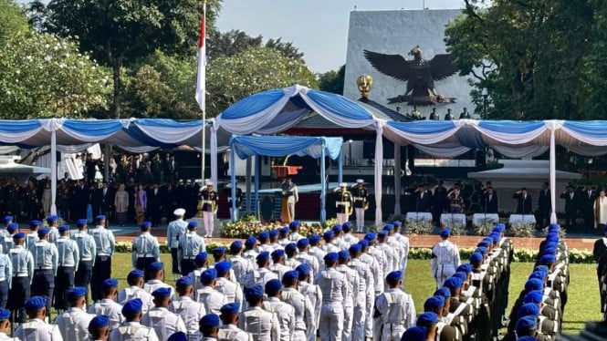 Presiden Prabowo memimpin upacara peringatan Hari Kesaktian Pancasila