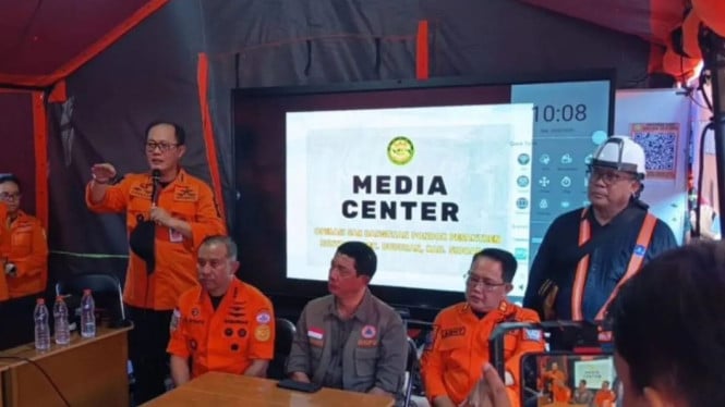 Basarnas menyampaikan detail teknis upaya evakuasi korban