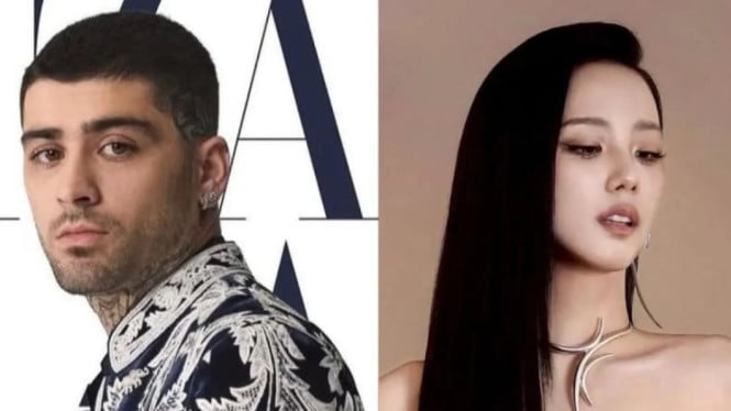 Jisoo BLACKPINK dan Zayn Malik