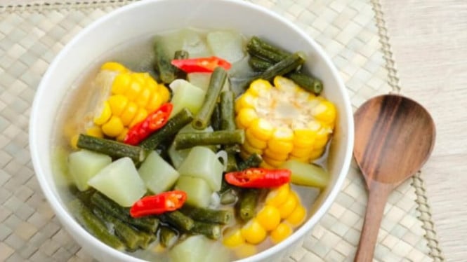 Ilustrasi sayur asem