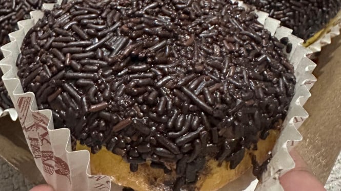 Donat Labu Topping Meses