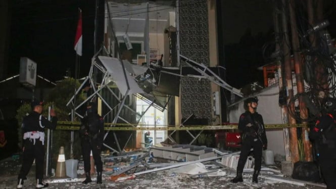 Ledakan Gedung Nucleus Farma di Pondok Aren Tangerang Selatan