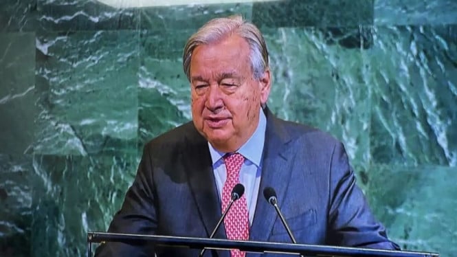Sekretaris Jenderal Perserikatan Bangsa Bangsa (PBB) Antonio Guterres.