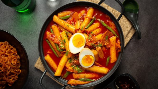 Ilustrasi tteokbokki