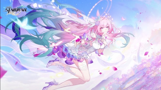 Karakter Cyrene di game Honkai: Star Rail.