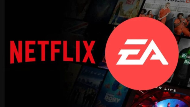 Ilustrasi Perusahaan Netflix dan EA