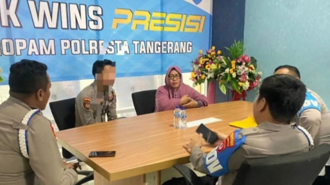 Anggota Polresta Tangerang diduga aniaya pacar.