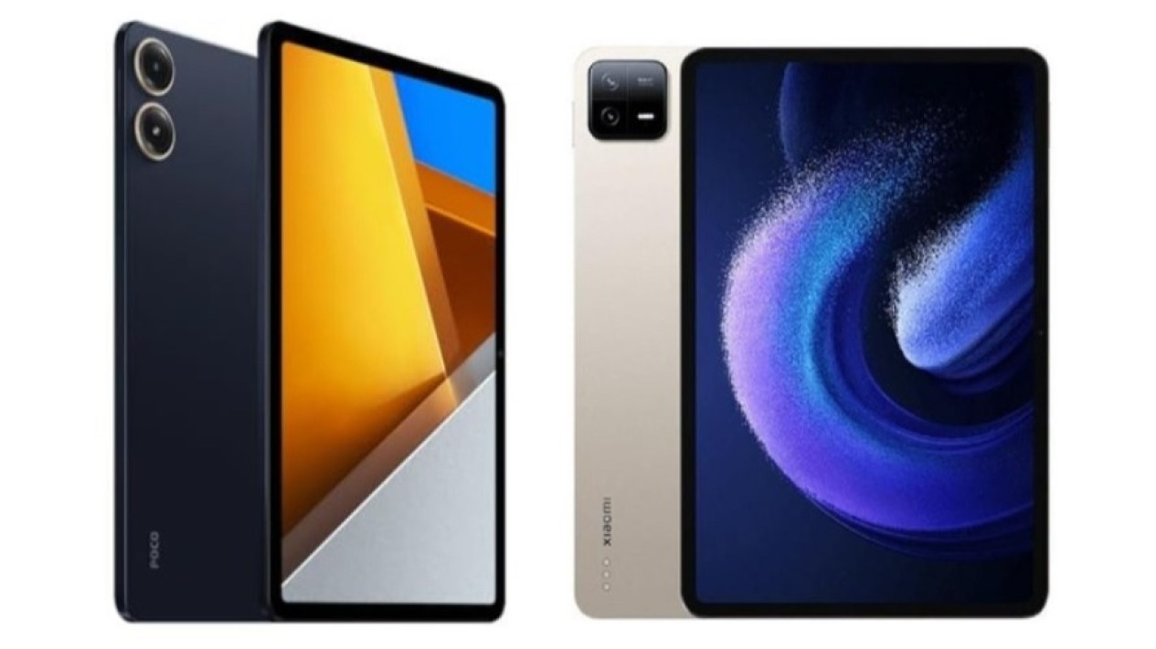 Tablet POCO Pad vs Xiaomi Pad 6