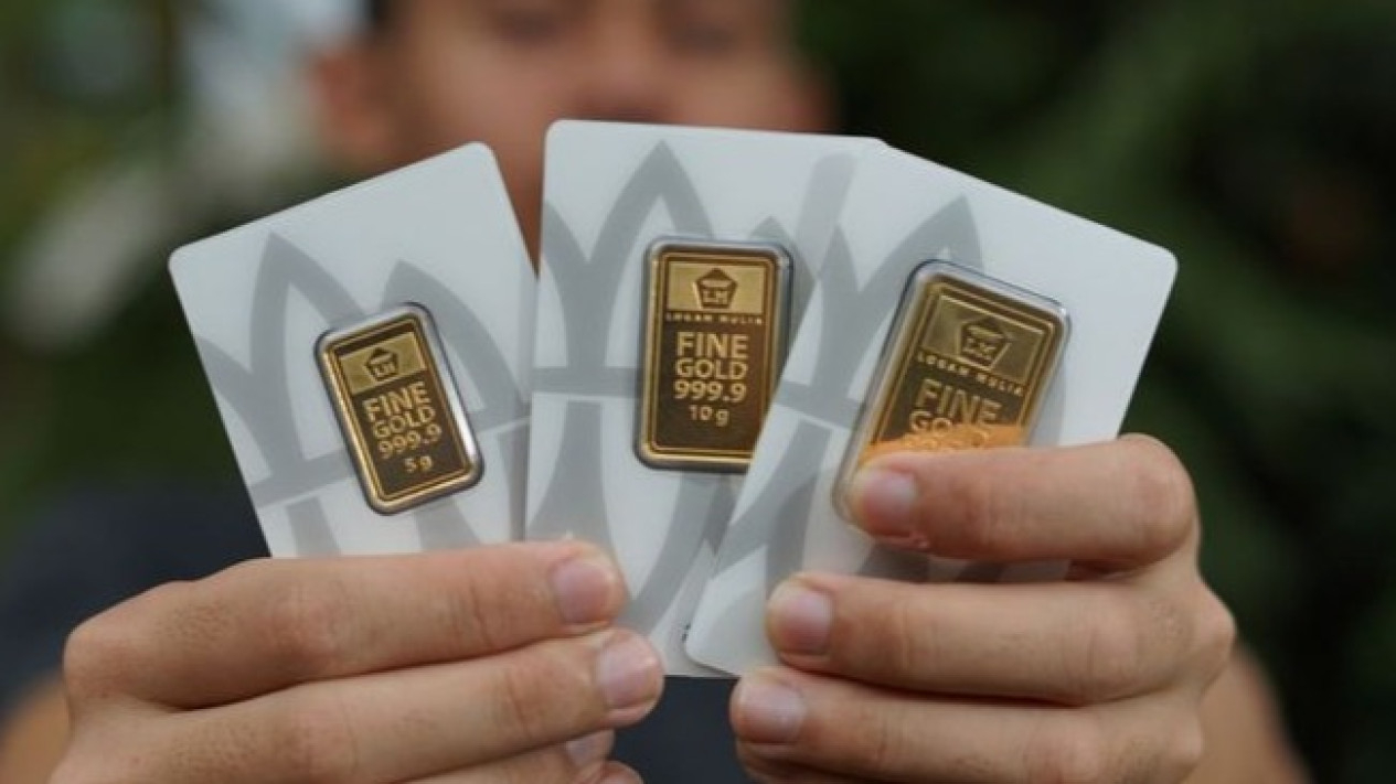 Harga Emas Antam Naik Tipis