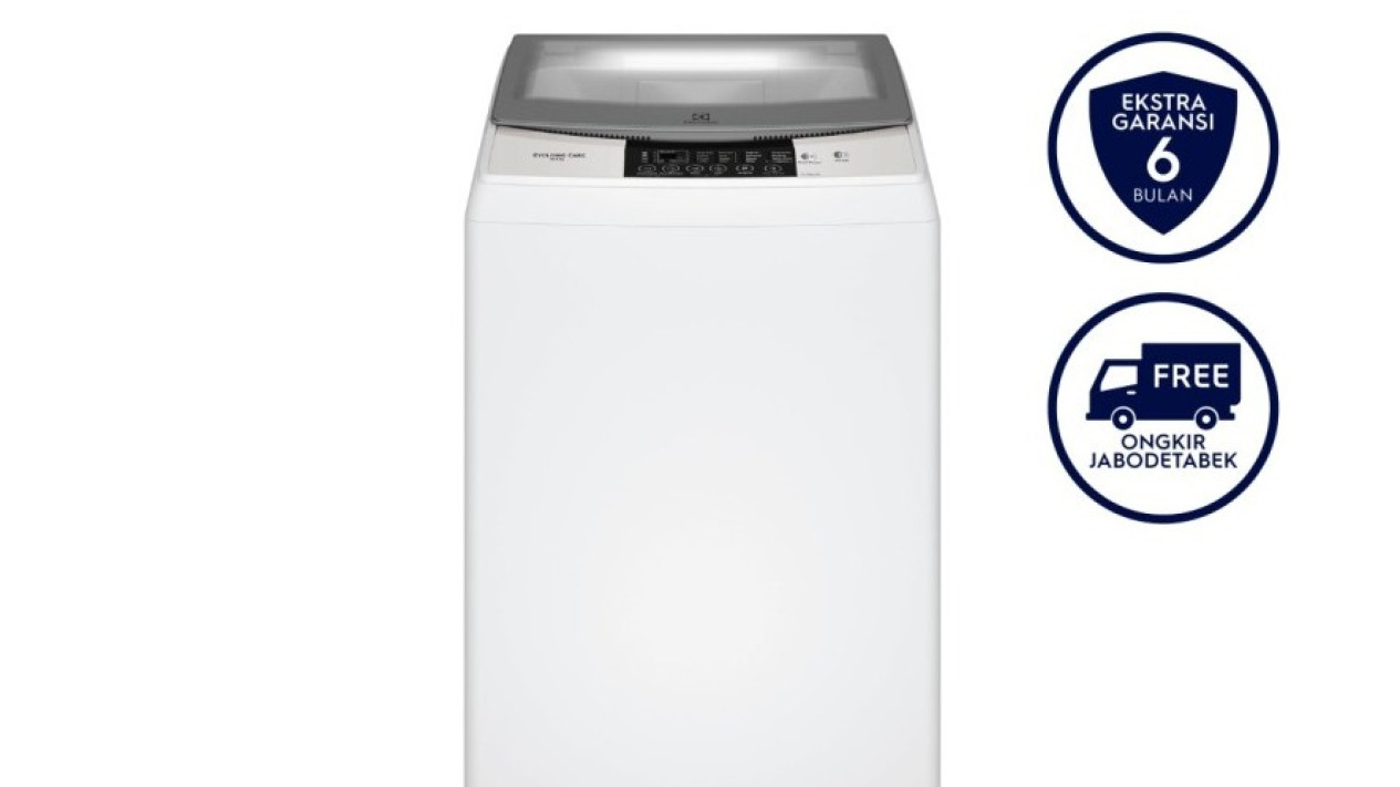 Electrolux EWT0H88H1WB, Mesin Cuci Top Loading