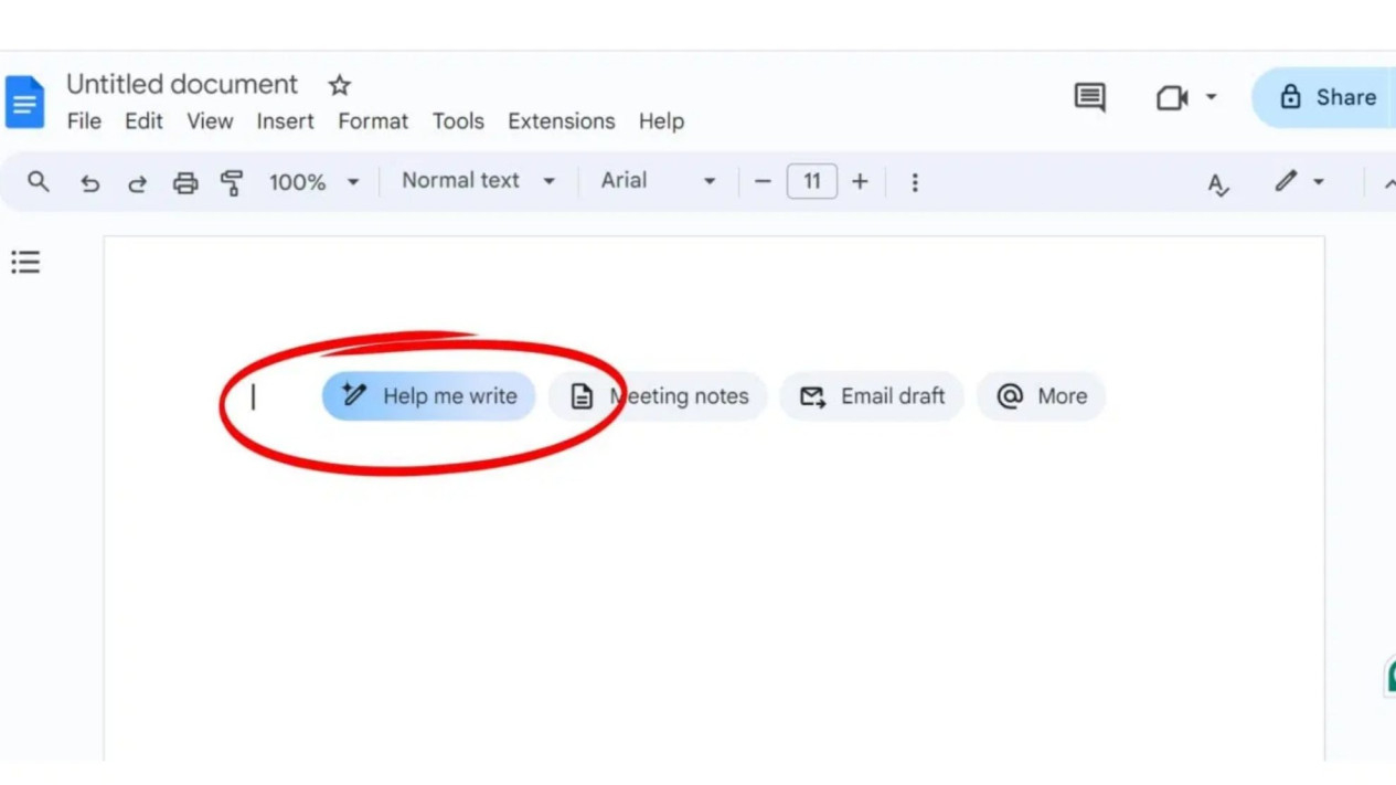 Collaboration Google Docs with Gemini