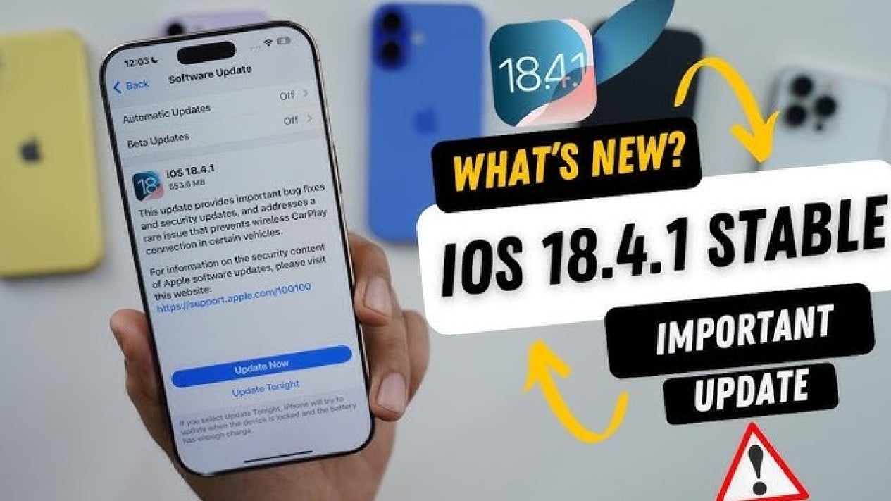 iOS 18.4.1 Update