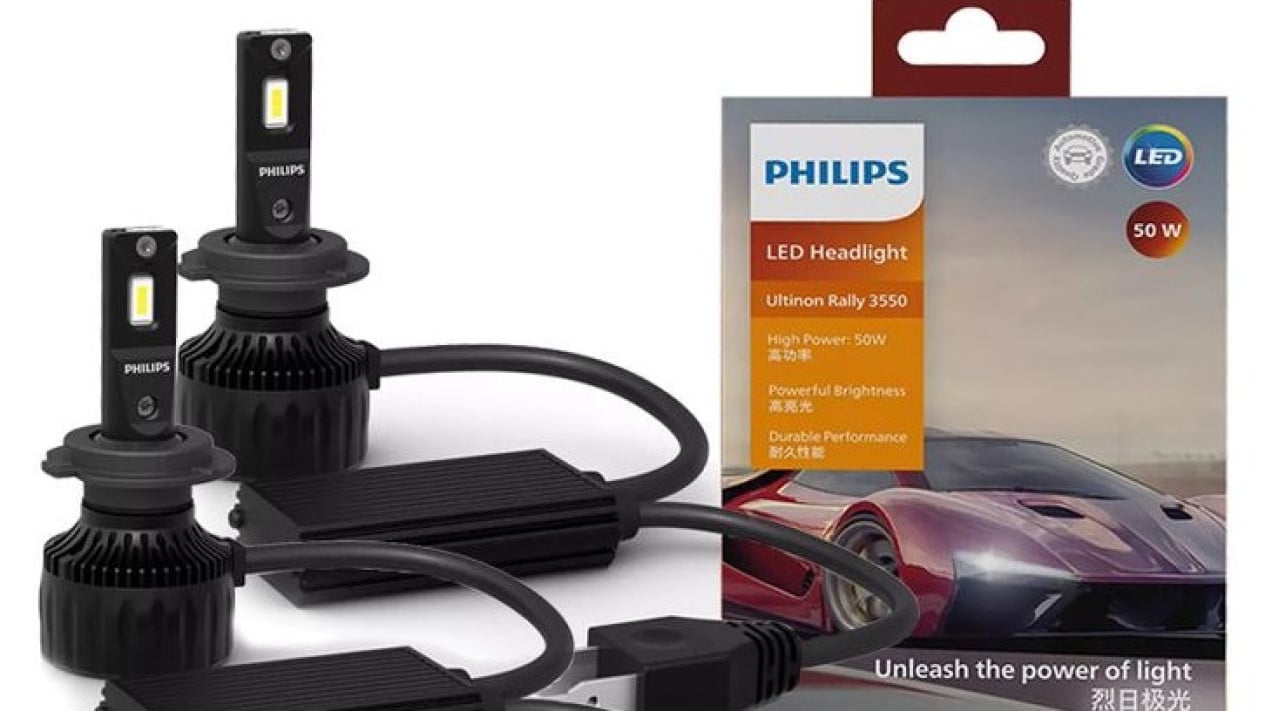Lampu LED Mobil H4 Philips Ultinon Rally 3550