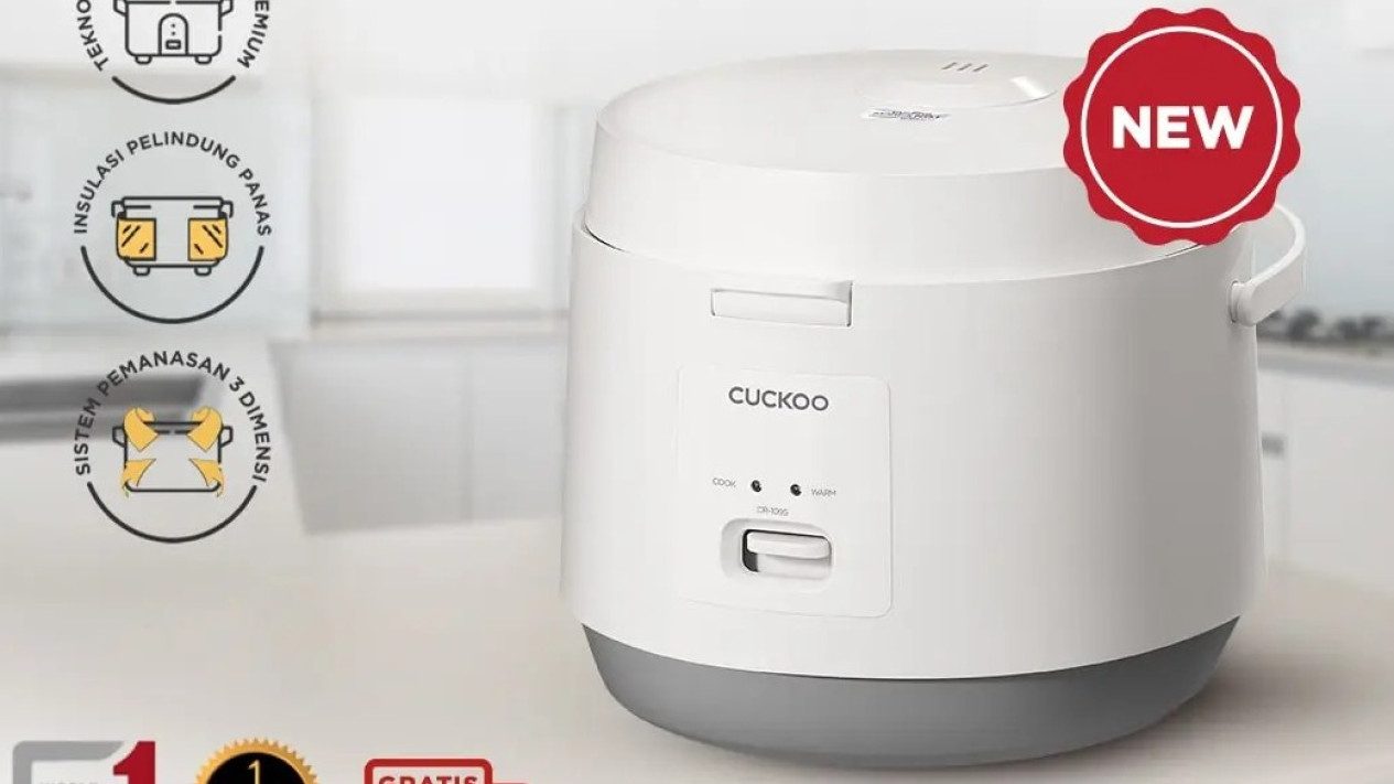 CUCKOO CR-1095, Rice Cooker Low Watt 1.8L