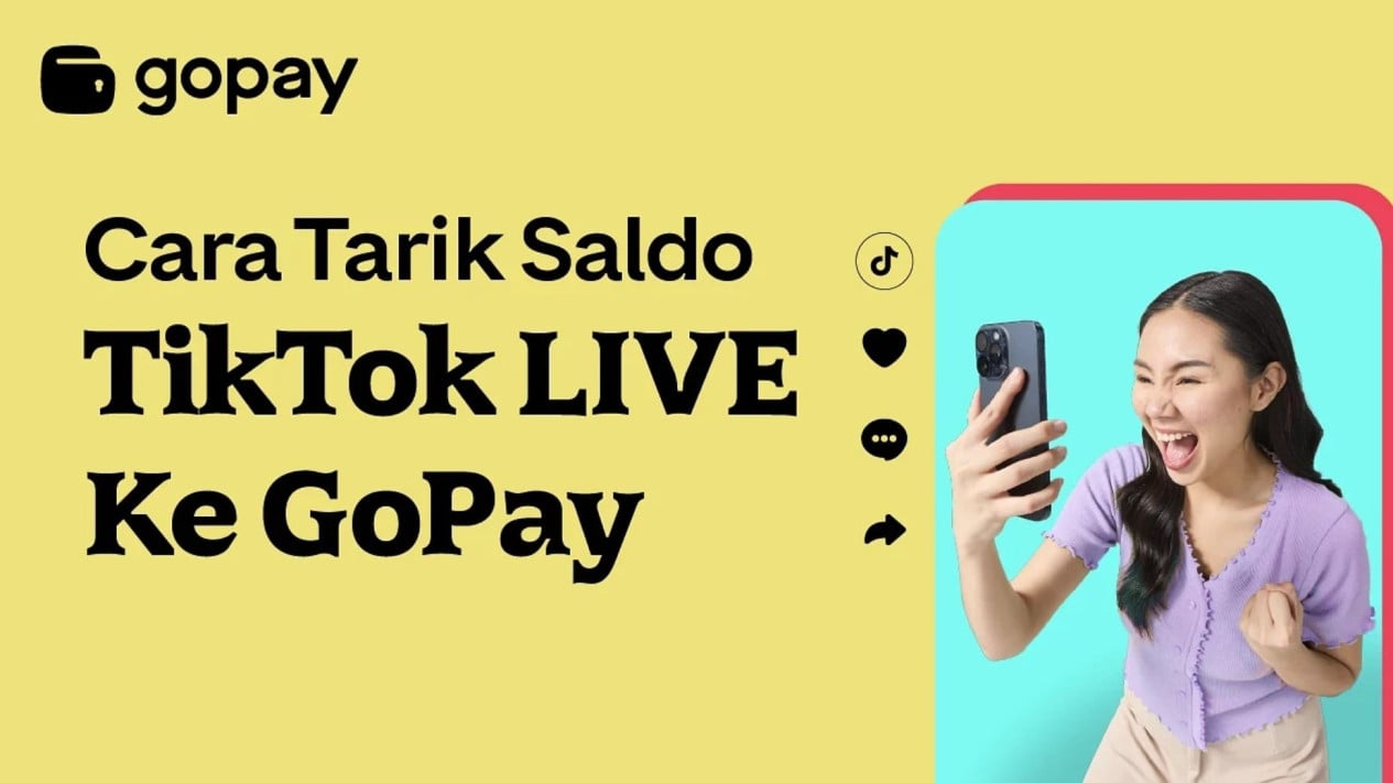 Gunakan GoPay untuk Tarik Saldo TikTok